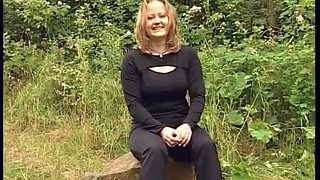 Somewhat Chubby German Girl with Very Large Breasts to Knead