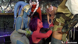 Epic Parody Orgy with Luke Hardy