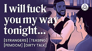 ASMR Audio Porn: Female Dom Makes Her Bartender Eat Her Pussy - Male Sub, Teasing & Dirty Talk - Erotic Audio Roleplay for Women