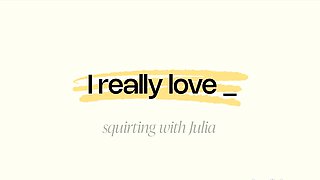 Squirting With Julia Trailer 2