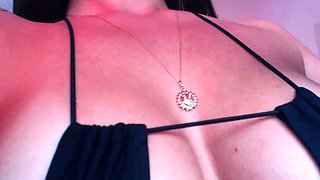 Busty Babe Teases with Her Tits and Pussy