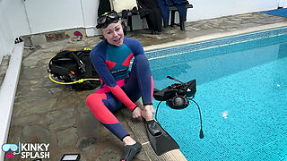 Scuba Retreat Day 2 - Sneaky Sparkly Plug Spotted by My Instructor