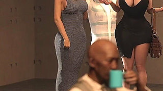 The Office Gail #7 Sweet Kisses with Big Boobs Chick - HD Porn 3D Hentai Game