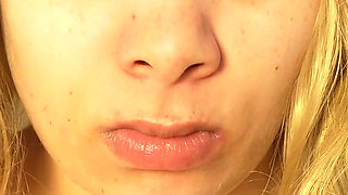 I Play with the Dildo, I Make Funny Faces, I Masturbate with My Belly, I Play with My Breasts and Ride the Dildo