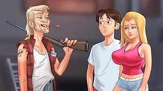 Wild cartoon adventures with sexy scenes and big boobs starring Misskitty2k