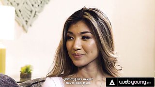 Small tits trailer with wild Kimmy Kimm from Web Young