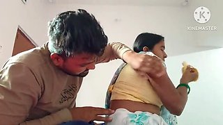 Permi Pooja Bhabhi Gives Devar a Sensual Head Massage Then Gets a New Sari & Creampied - Desi Indian Anal & Big Tits