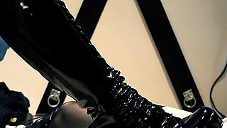 Ballbusting with High Heel Boots