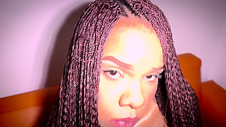 Young brunette with big tits that I met on Tinder fucks me in her living room!! What a delicious squirt!