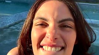Alexa Pearl BJ And TitJob BWC In The Pool