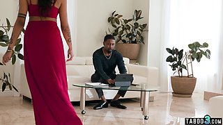 Ebony wife taking care of husbands BBC