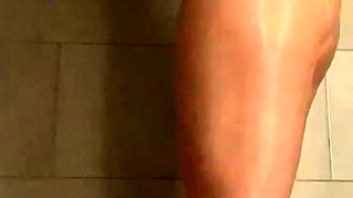 Amateur brunette Michelle with small tit