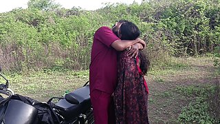Desi Wife Cheating on Husband in Jungle in Full Nude Doggy Style Postion