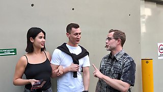 Brunette babe Lady Dee & stud Paul Stalker indulge in a wild romp