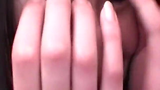 Cute Japanese Girl Scene-2 Slim Oriental with Small Tits Enjoys Her Hairy Pussy Cummed on