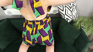 Curly Haired Babysitter Couldn’t Wait and Got Dicked Deep After Hours