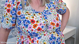 PRETTY BRA FOR AUNT JANES BIG SAGGY BOOBS