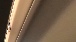 Curious on Stepmom While She Undresses for Her Bath