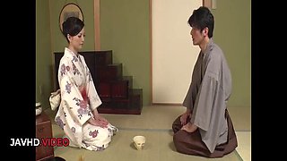 Hot Japanese Wife Enjoys Intense Anal with Young Stud