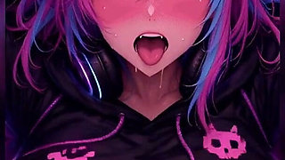 Petite Pale Otaku Woman Gets Used by Her Boyfriend - Wet and Horny Gameplay