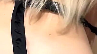 Blonde Fully Strips and Plays with Lollipop Everywhere