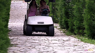 The Gals Had a Competition to See Who Will Reach Orgasm From Outdoor Fingering First