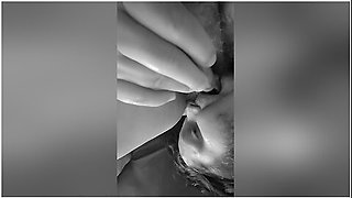 Slurping And Snorting Squirt Up Nose From Milfs Hairy Pussy Ass, Swallowing, Raccoon Fetish