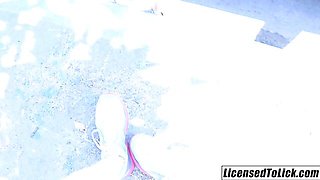 Licensed To Lick - natural tits dirt