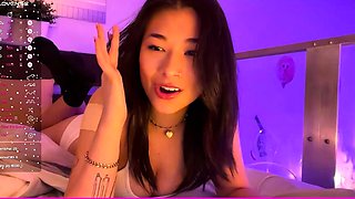 Cute Asian Chubby Teen Wild Dildo Masturbation