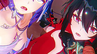 Honkai Impact - Seele Vollerei BBC Rough Sex - 3D Hentai Animations