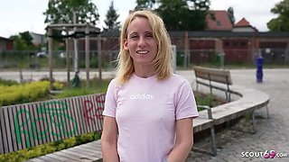 German Scout Skinny Mature Melisa Rose Picked Up for No Condom Fuck - Rough Casting Sex
