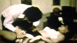 Green-tinted Cum Guzzlers Drain Studs in Retro 9-minute Orgy