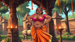 Huge Boobs Indian Animation