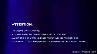 Gia DiMarco & Mistress Blunt Dominate Clueless Man - Femdom Threesome, Strapon, Humiliation