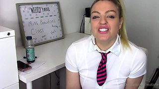 Curly Blonde Teen Records Solo Dildo Masturbation More at