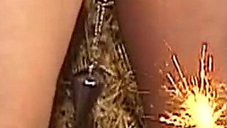 Bound Mature Brunette Endures Hot Wax Play
