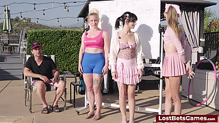 Reciting the National Anthem in a Wacky Wild Strip Game Show