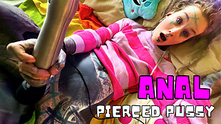 POV My First Time Pussy Pierced and Gets Fuck, ANAL, Orgasm, Bj