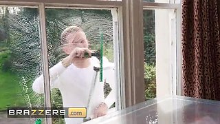 Brazzers Big Boobs Kayla Wild Double Dick Fuck By Window Washers For Tip
