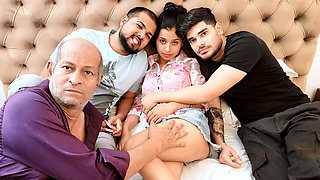 Indian Girl Fucked Hard by 3 Men in Hotel - Hindi Audio Viral Porn