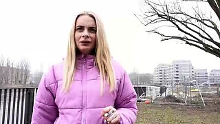 GERMAN SCOUT - Big natural Saggy Tits Nurse Naomi Love