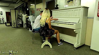 Perverted Piano Lesson! Piano Teacher Fucks Hard!