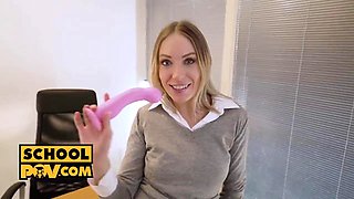 POV: Angelika Grays Cum-Craving Teen Slut Craves Dick