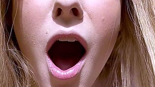 Sexy blonde emo teen solo cam session