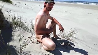 Outdoor Handjob on the Beach with Denis Matern