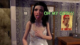 A single Cougar gave a dude a sundress, then he discovered that she had a secret under her micro-skirt.. 3 dimensional futa on masculine, sissy transformation