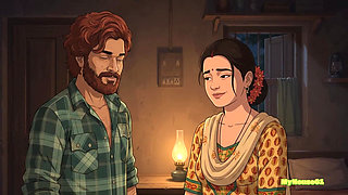 Pushpa and Srivalli Bhabi in Their Indian Villege Home Romance 3D