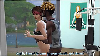 Ddsims - Wife Fucked At Gym While Husband Watches - Sims 4