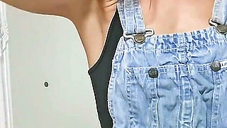 Soaking My Daughter Jean Overalls!