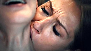 Tiffany Tatum Captivates Blonde Assistant Melody Marks with Vampire Seduction and Hardcore Licking Action